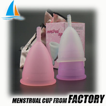 Copa ciclo menstrual de silicona para higiene femenina Lady